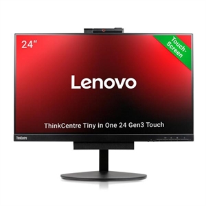 Lenovo Tiny-In-One 24 Gen3 Touch 23.8" Skærm 1920 x 1080 Full HD IPS Touch - Uden PC - Grade A