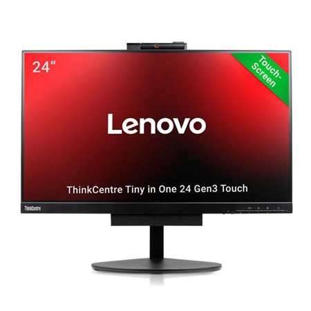 Lenovo Tiny-In-One 24 Gen 3 Touch 23.8" Skærm 1920 x 1080 Full HD IPS Touch - Uden PC - Grade A
