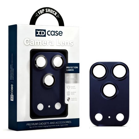 Twinx - Kamera Beskyttelsesglas Blå - iPhone 17 Pro Max, set med det i æsken og udenfor æsken