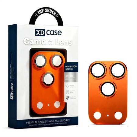 Twinx - Kamera Beskyttelsesglas Orange - iPhone 17 Pro Max, set i æske og udenfor æsken