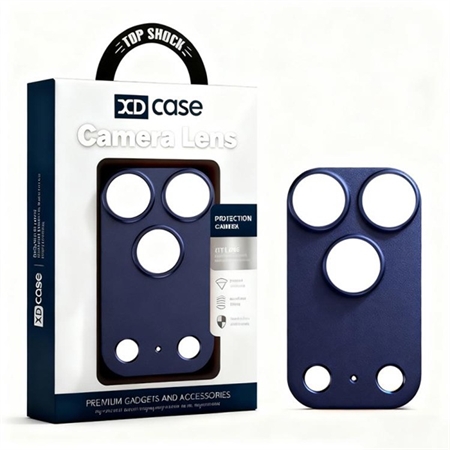 Twinx - Kamera Beskyttelsesglas Blå Uden Linser - iPhone 17 Pro Max, set i æsken og udenfor æsken