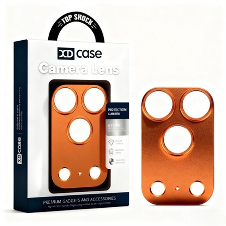 Twinx - Kamera Beskyttelsesglas Orange Uden Linser - iPhone 17 Pro Max