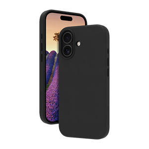 dbramante1928 - Roskilde MagSafe Case Ægte Læder Black - iPhone 17, set med cover foran