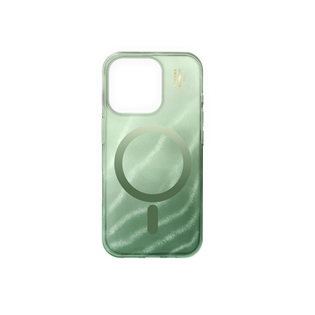 iDeal Of Sweden - Clear Case MagSafe Sage Green - iPhone 16 Pro Max, set bagfra