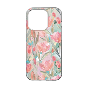 iDeal Of Sweden - Clear Case MagSafe Tulip Bloom - iPhone 15 Pro, set bagfra