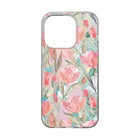 iDeal Of Sweden - Clear Case MagSafe Tulip Bloom - iPhone 15 Pro, set bagfra