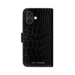 iDeal Of Sweden - Magnet Wallet+ Black Croco - iPhone 17, set bagfra