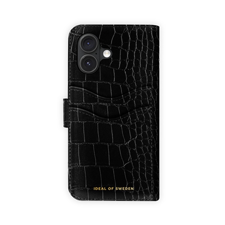 iDeal Of Sweden - Magnet Wallet+ Black Croco - iPhone 17, set bagfra