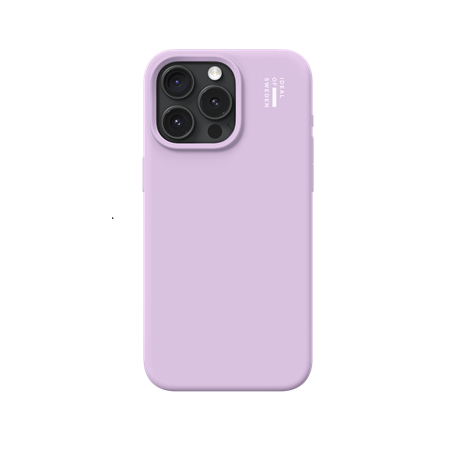 iDeal Of Sweden - Silicone Case Lavender Milk - iPhone 15 Pro Max, set bagfra