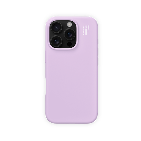 iDeal Of Sweden - Silicone Case Lavender Milk - iPhone 16 Pro, set bagfra