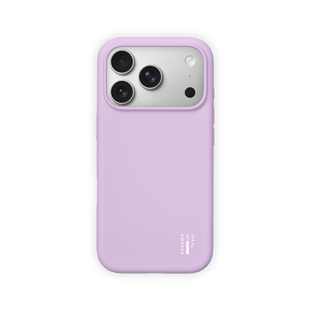 iDeal Of Sweden - Silicone Case Lavender Milk - iPhone 17 Pro, set bagfra