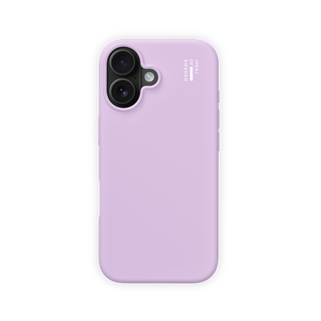 iDeal Of Sweden - Silicone Case Lavender Milk - iPhone 17, set bagfra