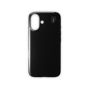 iDeal Of Sweden - Slim Case MagSafe - Glossy Black - iPhone 16, set bagfra