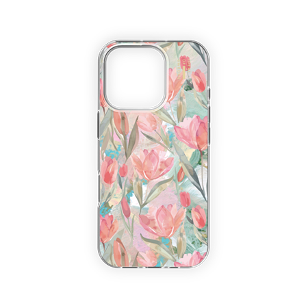 iDeal Of Sweden - Clear Case MagSafe Tulip Bloom - iPhone 16 Pro, set bagfra
