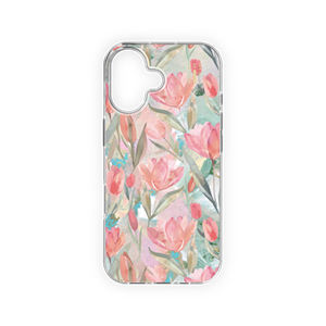 iDeal Of Sweden - Clear Case MagSafe Tulip Bloom - iPhone 16, set bagfra