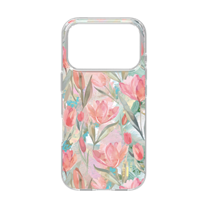 iDeal Of Sweden - Clear Case MagSafe Tulip Bloom - iPhone 17 Pro Max, set bagfra