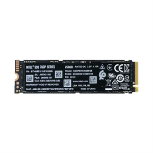 Intel 760P NVME 256GB M.2 2280 - 256GB Solid State Drive - Grade A