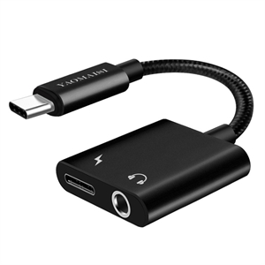 Adapter USB-C og jackstik
