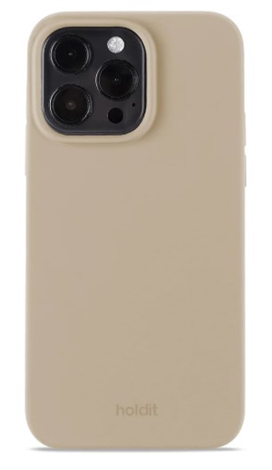 HOLDIT - Silicone Cover Latte Beige - iPhone 14 Pro