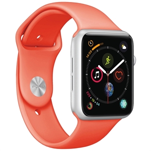 Puro - Apple Watch rem silikone living coral 42/44/45/ULTRA