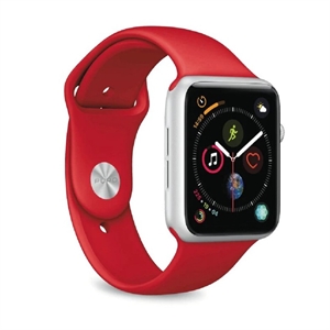 Puro - Apple Watch rem silikone rød 38/40/41MM 