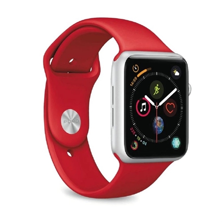 Puro - Apple Watch rem silikone rød 38/40/41MM 